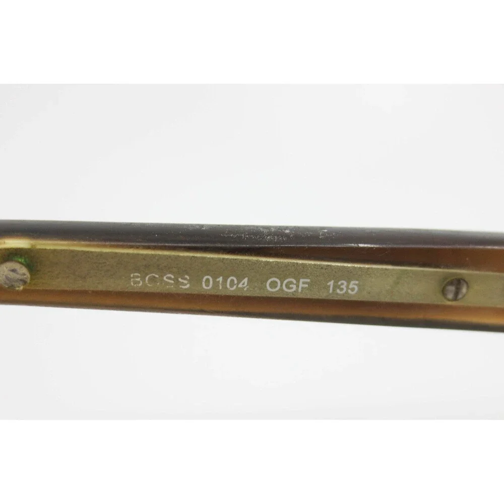 Hugo Boss 0104 OGF Brown Rectangular Eyeglasses Frames 52-16-135 Mens Womens